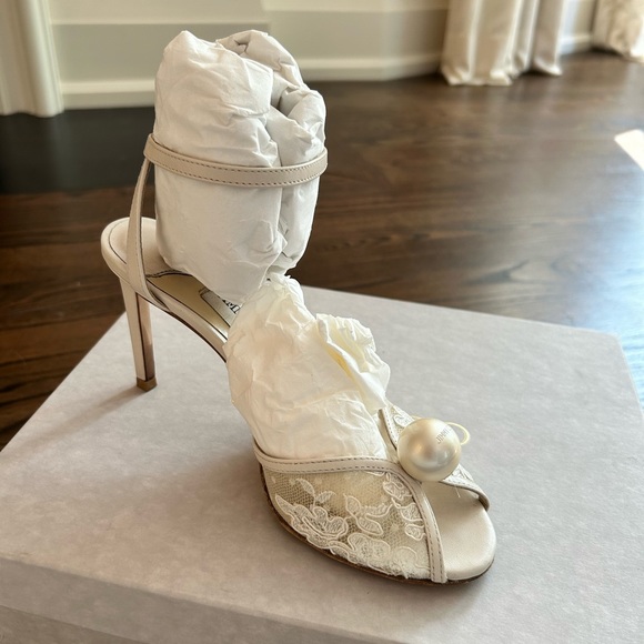 Jimmy Choo Sacora 85 Bridal Collection size 6.5 - Picture 7 of 13